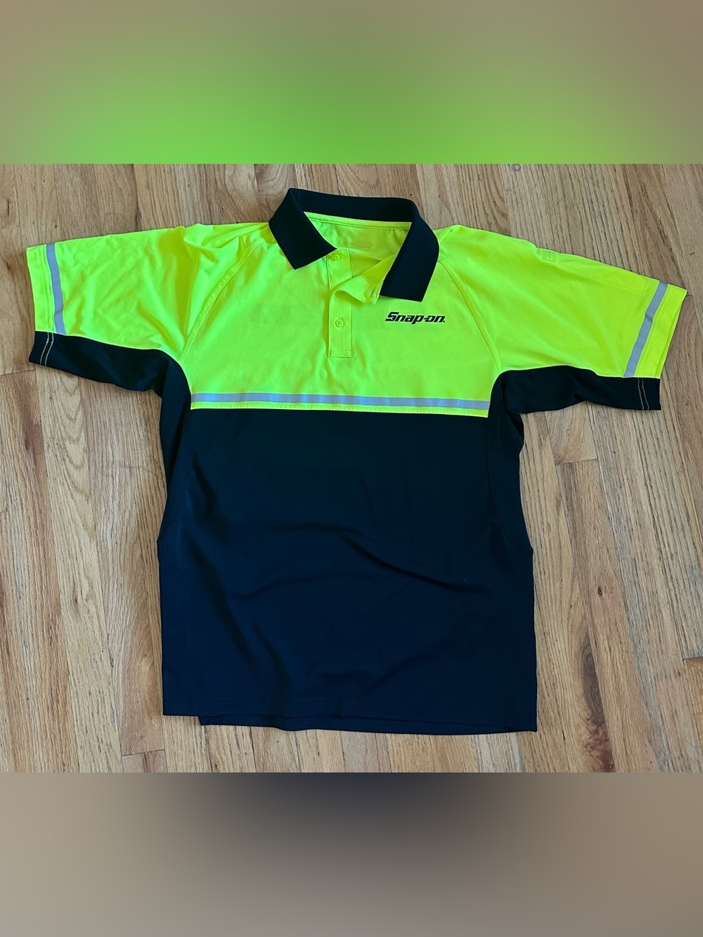 Men’s Snap On Tools Hi Viz Reflective Polo Shirt